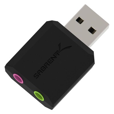 Sabrent (AU-MMSA) USB 2.0 3D External Sound