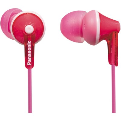 Panasonic RP-HJE125 Wired Earbud Stereo Headphones; Pink