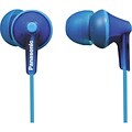 Panasonic RP-HJE125 Wired Earbud Stereo Headphones; Blue