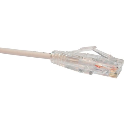 Unirise Clearfit Slim Patch Cable, 1 ft, white