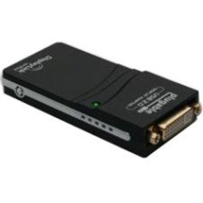 Plugable (UGA-165) USB 2.0 External Graphic Adapter; Black