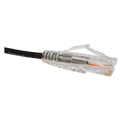 Unirise Clearfit Slim Patch Cable, 6 Ft, Black
