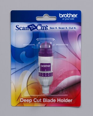 Brother Fabric Scanncut CAHLF1 White/Purple Deep Cut Blade Holder