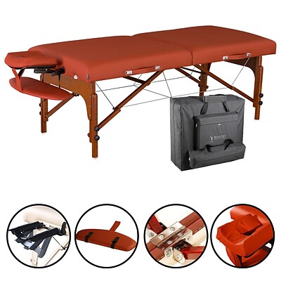 Master Massage Portable Massage Table; 31, Mountain Red (28281)