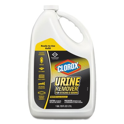 Clorox® Urine Remover, 1 Gal Bottle, Clean Floral Scent, 4/carton (CLO31351CT)