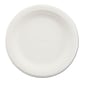 Chinet® Paper Dinnerware, Plate, 6" Dia, White, 1000/carton