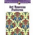 Creative Haven Art Nouveau Patterns Adult Coloring Book, Paperback