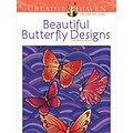 Creative Haven Beautiful Butterfly Designs Adult Coloring Book, Paperback