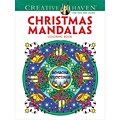 Creative Haven Christmas Mandalas Adult Coloring Book, Paperback