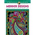 Creative Haven Mehndi Designs Adult Coloring Book, Paperback