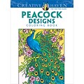 Creative Haven Peacock Designs Adult Coloring Book, Paperback