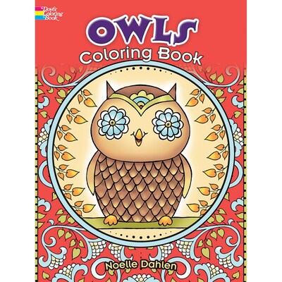 Owls Coloring Book, Adult Coloring Book, Paperback