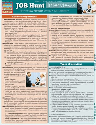 BarCharts, Inc. QuickStudy® Job Hunt Reference Set (9781423230199)