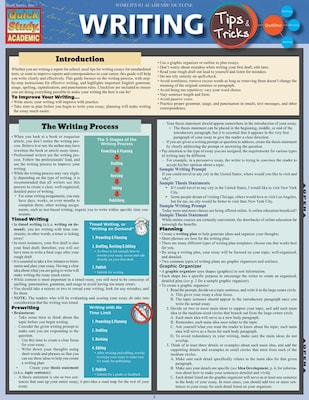 BarCharts, Inc. QuickStudy® Writing Essentials Reference Set (9781423231585)