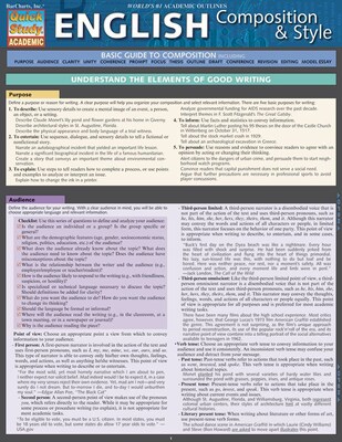 BarCharts, Inc. - QuickStudy® English Language Reference Set