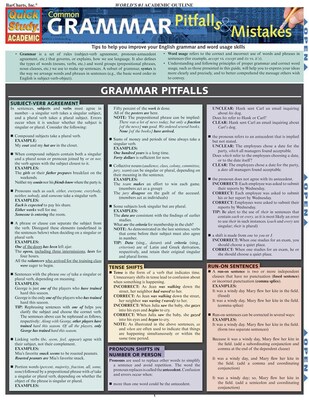 BarCharts, Inc. - QuickStudy® English Language Reference Set