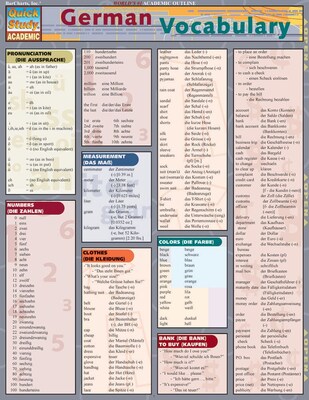 BarCharts, Inc. QuickStudy® German Flashcard & Reference Set (9781423230618)