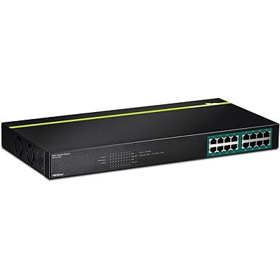 TRENDnet TPE-TG160g 16-Port Gigabit PoE+ Switch