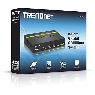 TRENDnet TEGS80g Gigabit GREENnet Switch