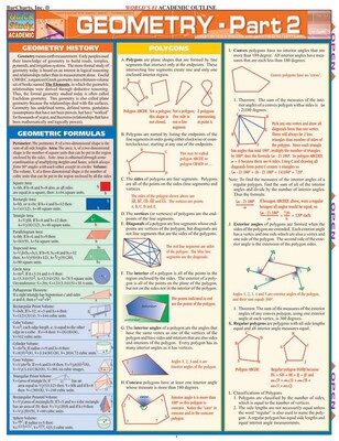 BarCharts, Inc. QuickStudy® Geometry Reference Set (9781423231561)