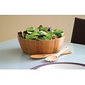 Lipper Bamboo Salad Bowl with Servers, 3 Pieces/Set (8208-3)