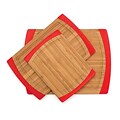 Lipper Bamboo Cutting Boards, Non-Slip, 3/Set (8313R)