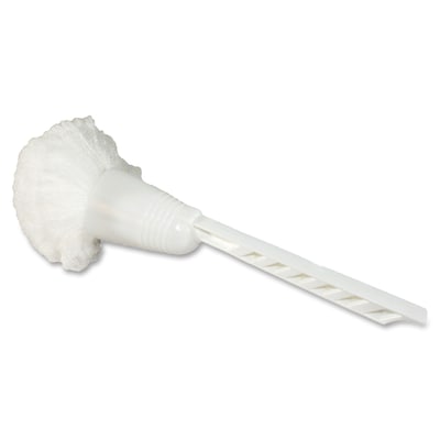 Impact Cone Toilet Bowl Mop, 13 Handle, White (3600)