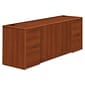 HON® 10700 Series in Cognac, 72" Credenza w/ Full Pedestals & Doors