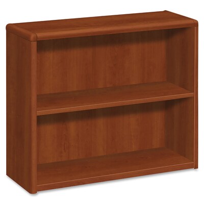 HON® 10700 Series in Cognac, 2-Shelf Bookcase