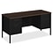 HON® Metro Classic Double Credenza, 60 x 24 x 29.5, 4 x File Drawer(s), Box Drawer(s), Double Ped