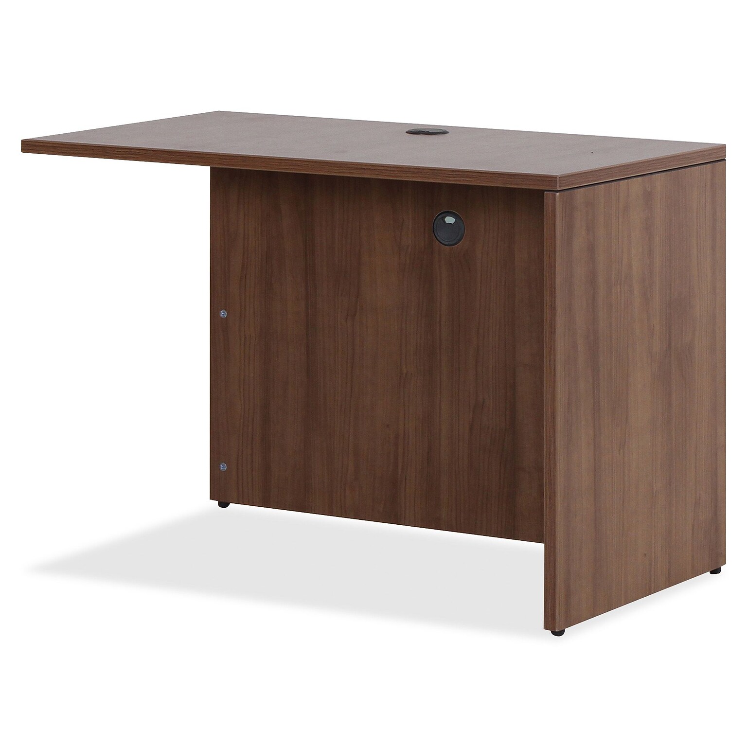 Lorell Essentials Series Return Shell, 47.3W x 23.6D x 29.5H, Walnut (LLR69979)