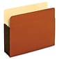 Pendaflex 10% Recycled Reinforced File Pocket, 3 1/2" Expansion, Letter Size, Brown, 10/Box (PFX63264)