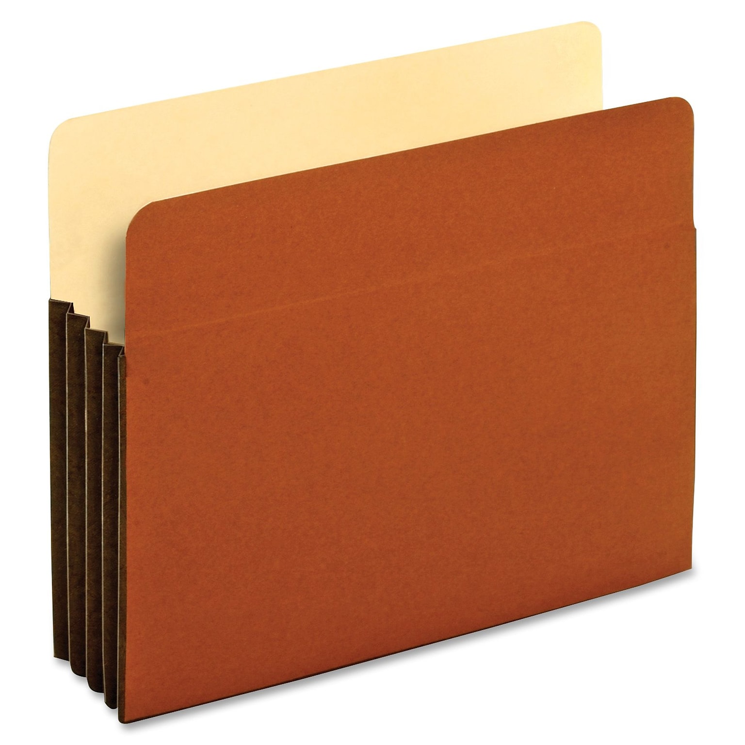 Pendaflex 10% Recycled Reinforced File Pocket, 3 1/2 Expansion, Letter Size, Brown, 10/Box (PFX63264)
