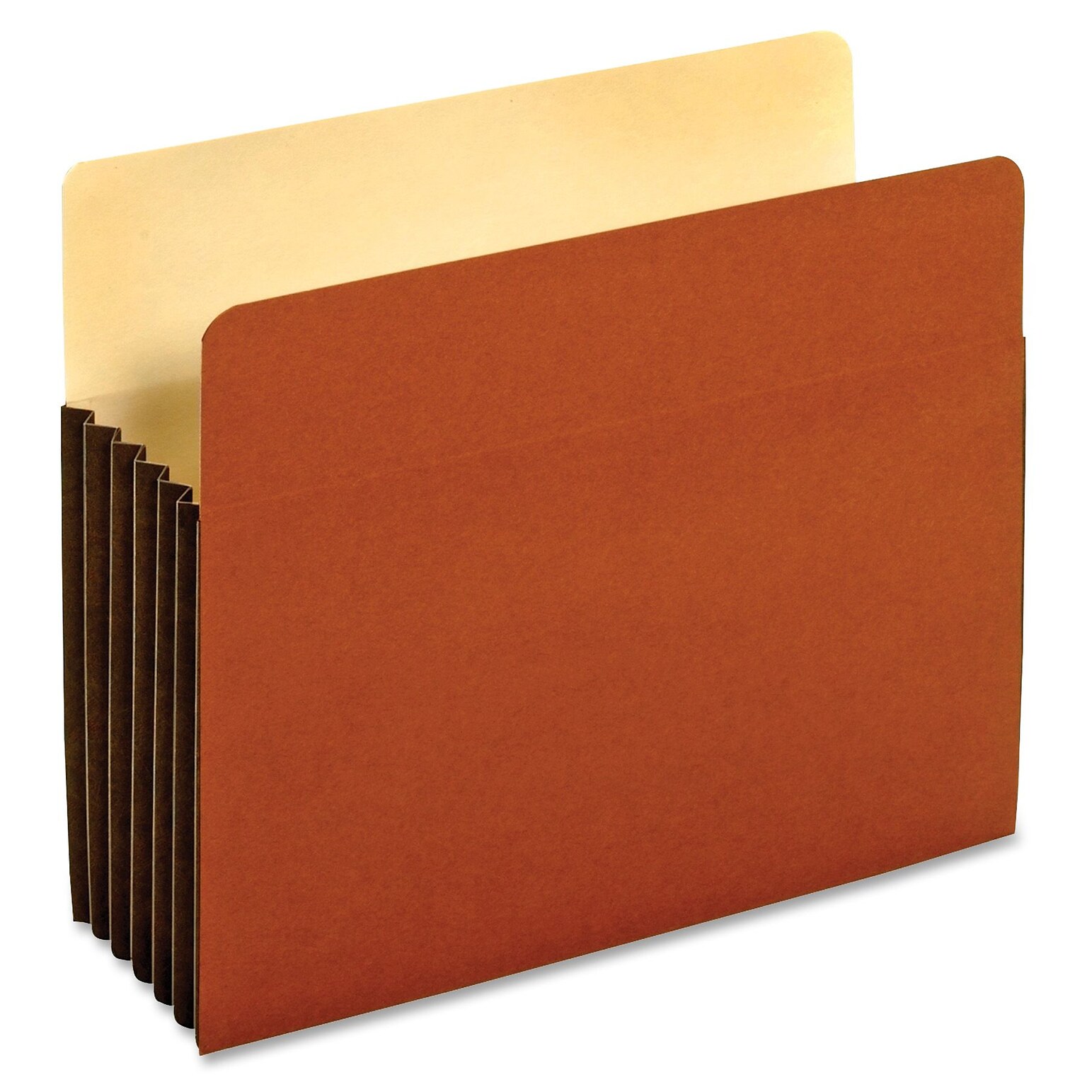 Pendaflex  Recycled Heavy Duty Reinforced File Pocket, 5 1/4 Expansion, Letter Size, Brown, 10/Box (63274))