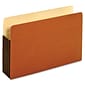 Pendaflex Reinforced File Pocket, 3 1/2" Expansion, Legal Size, Brown, 10/Box (PFX64264)