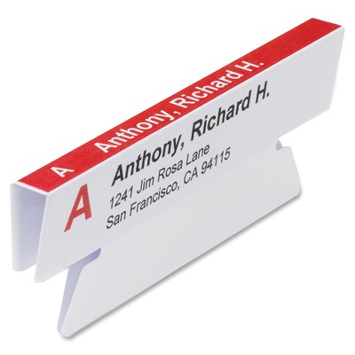 Smead Viewables Quick-Fold Laser/Inkjet Hanging File Folder Labels, White (64912)