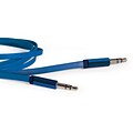 Delton 3.5mm Stereo AUX Cable Blue, 5FT