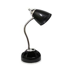 All the Rages Limelights LD1015-BLK Flossy Organizer Desk Lamp, Black