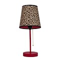 All the Rages Limelights LT3000-LPD Table Lamp, Pink and Leopard