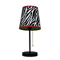 All the Rages Limelights LT3000-ZBA Table Lamp, Zebra Fun Prints
