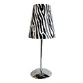 All the Rages Limelights LT3024-ZBA Table Lamp Shade, Zebra