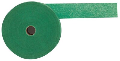 Amscan Jumbo Crepe Streamer, 1.75" x 500', Festive Green, 9/Pack (18205.03)