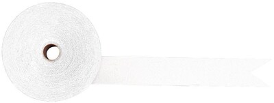 Amscan Jumbo Crepe Streamer, 1.75 x 500, White, 9/Pack (18205.08)