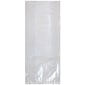 Amscan Cello Party Bags, 9.5''H x 4''W x 2.25''D, Clear, 12/Pack (37640)