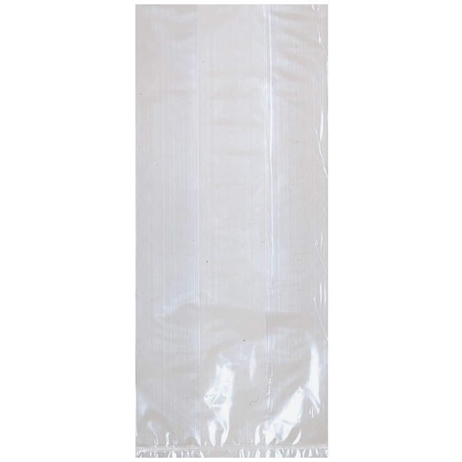 Amscan Cello Party Bag, 11.5 x 5, Clear, 9/Pack, 25 Bags/Pack (37102.86)