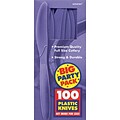 Amscan Big Party Pack Mid Weight Knife, Purple, 3/Pack, 100 Per Pack (43603.106)