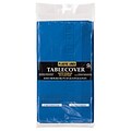 Amscan Paper Tablecover, 3-Ply, Royal Blue, 9/Pack (57115.105)