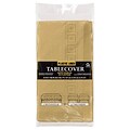 Amscan Paper Tablecover, 3-Ply, Gold, 9/Pack (57115.19)
