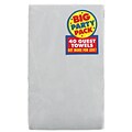 Amscan Big Party Pack 2-Ply Guest Towel, Silver, 6/Pack, 40 Per Pack (63215.18)