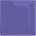 Amscan 7 x 7 Purple Square Plate, 9/Pack, 20 Per Pack (64020.106)